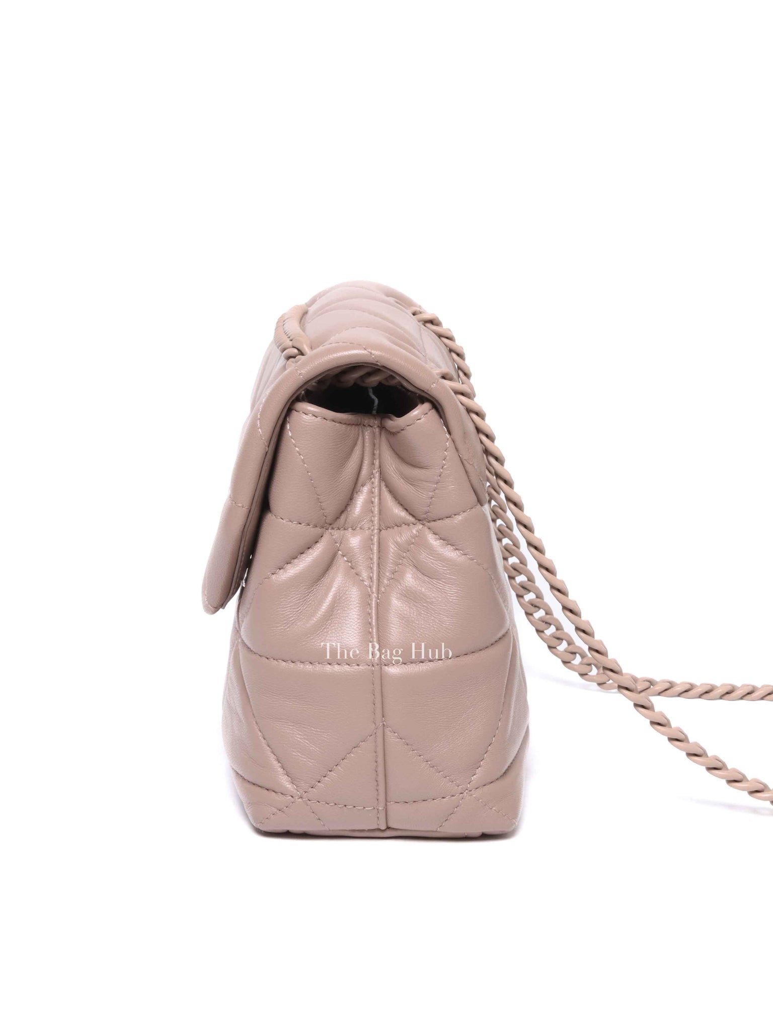 Prada Cipria Nappa Triangle Stitched Small Spectrum Flap Bag