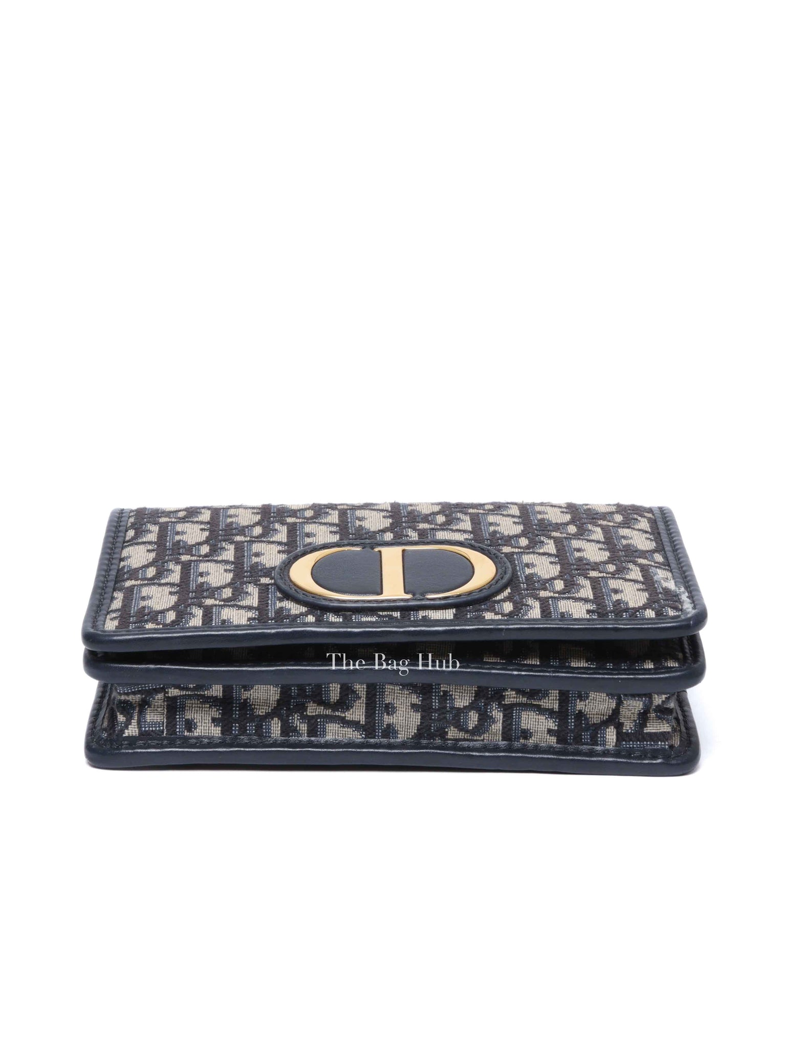 Dior Blue Oblique Jacquard 2-in-1 30 Montaigne Pouch