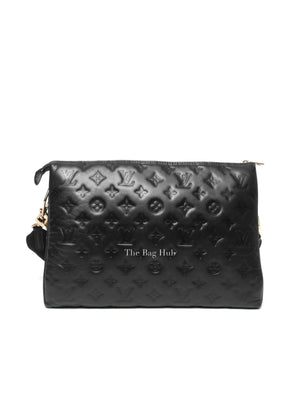 Louis Vuitton Black Leather Coussin MM Bag