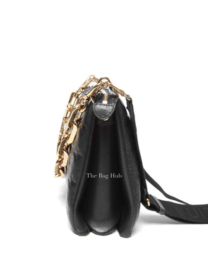 Louis Vuitton Black Leather Coussin MM Bag
