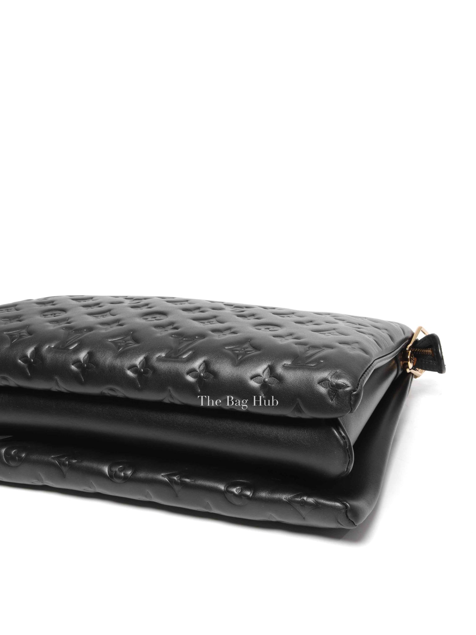 Louis Vuitton Black Leather Coussin MM Bag