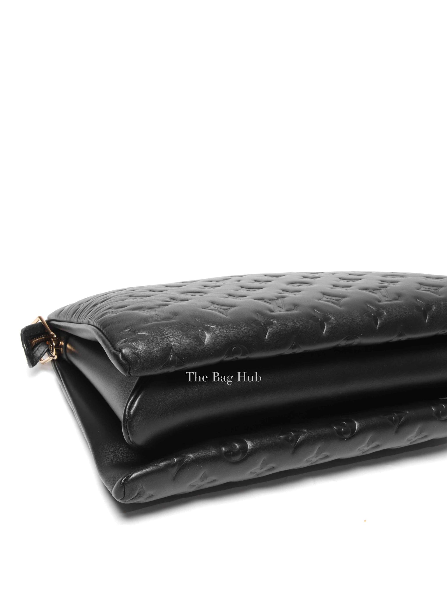 Louis Vuitton Black Leather Coussin MM Bag