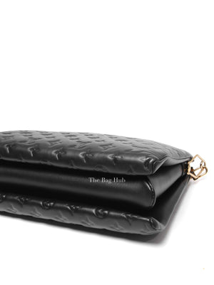Louis Vuitton Black Leather Coussin MM Bag