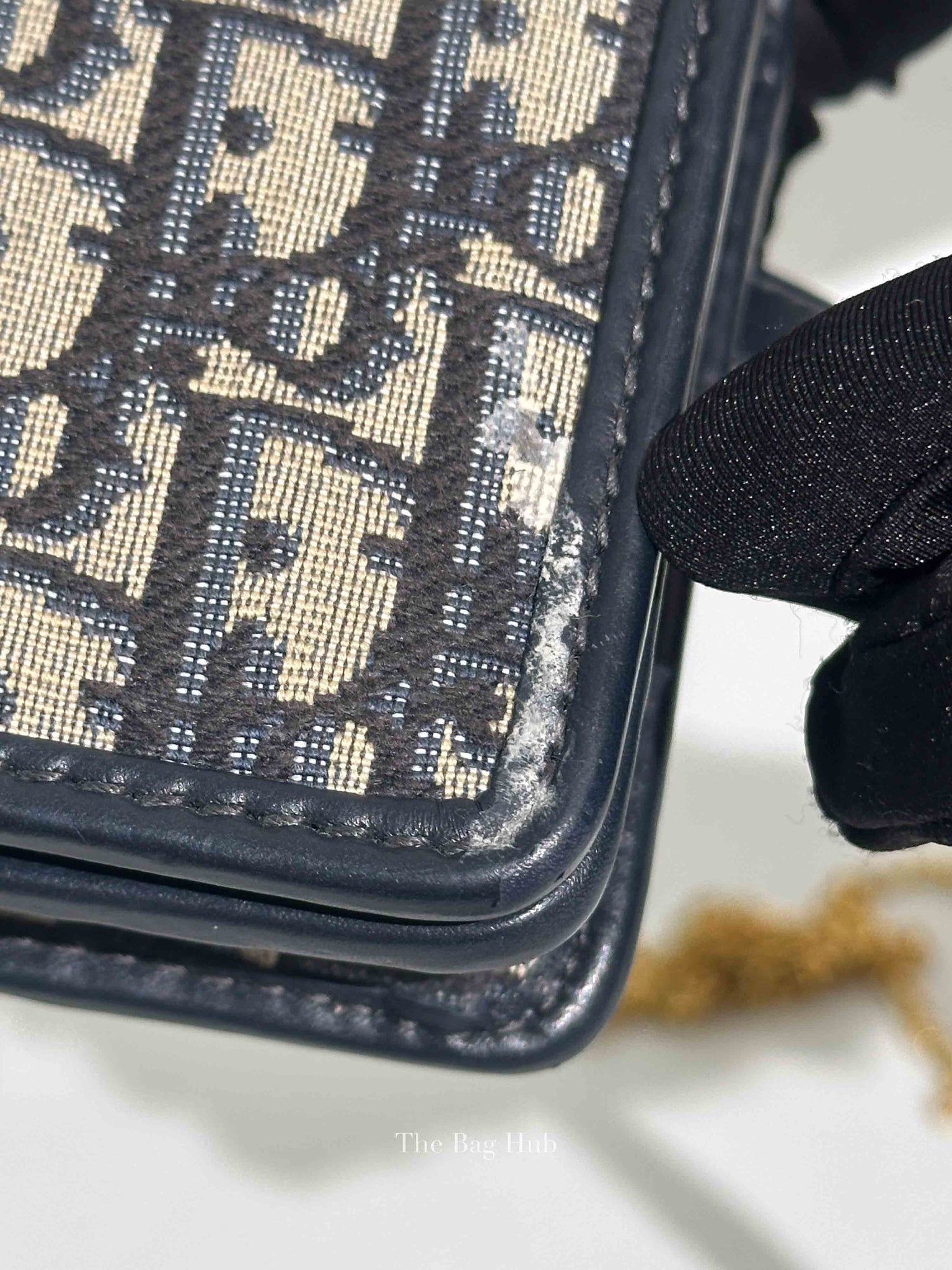 Dior Blue Oblique Jacquard 2-in-1 30 Montaigne Pouch