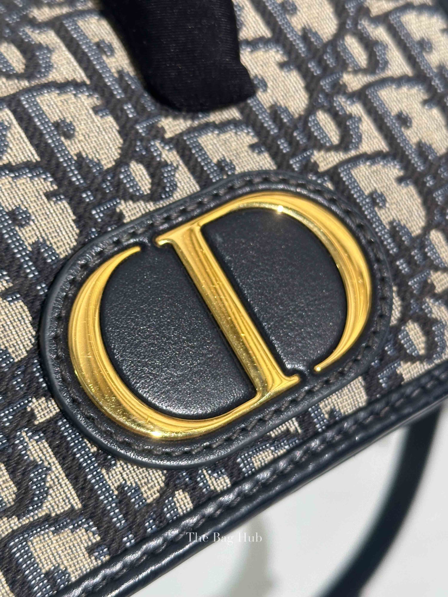 Dior Blue Oblique Jacquard 2-in-1 30 Montaigne Pouch