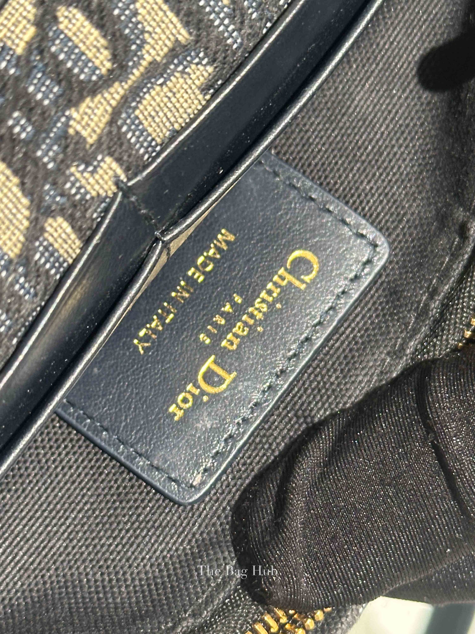 Dior Blue Oblique Jacquard 2-in-1 30 Montaigne Pouch