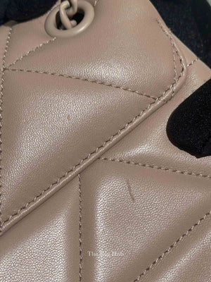 Prada Cipria Nappa Triangle Stitched Small Spectrum Flap Bag