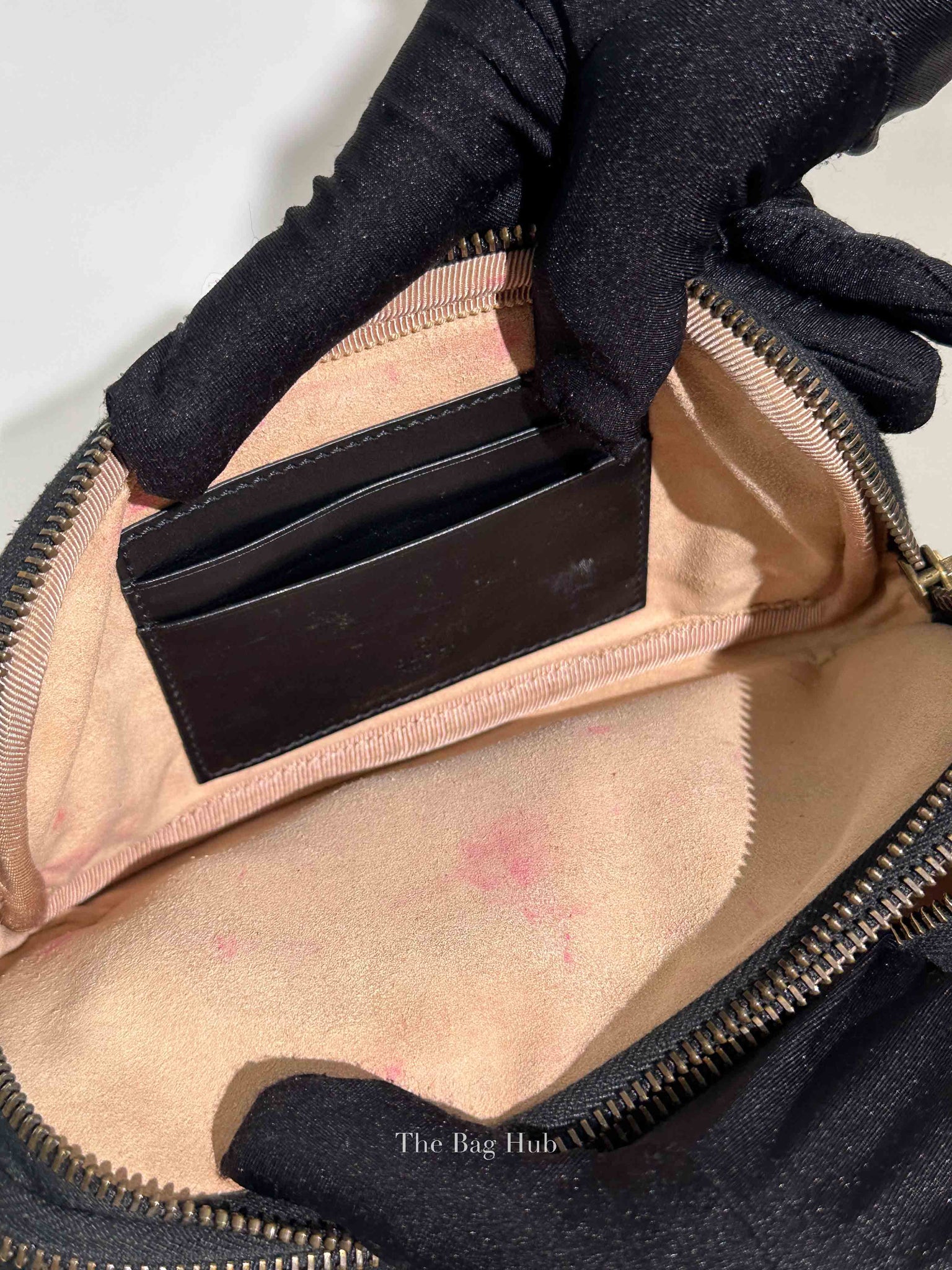 Gucci Black Leather Matelasse GG Marmont Chain Mini Crossbody Bag
