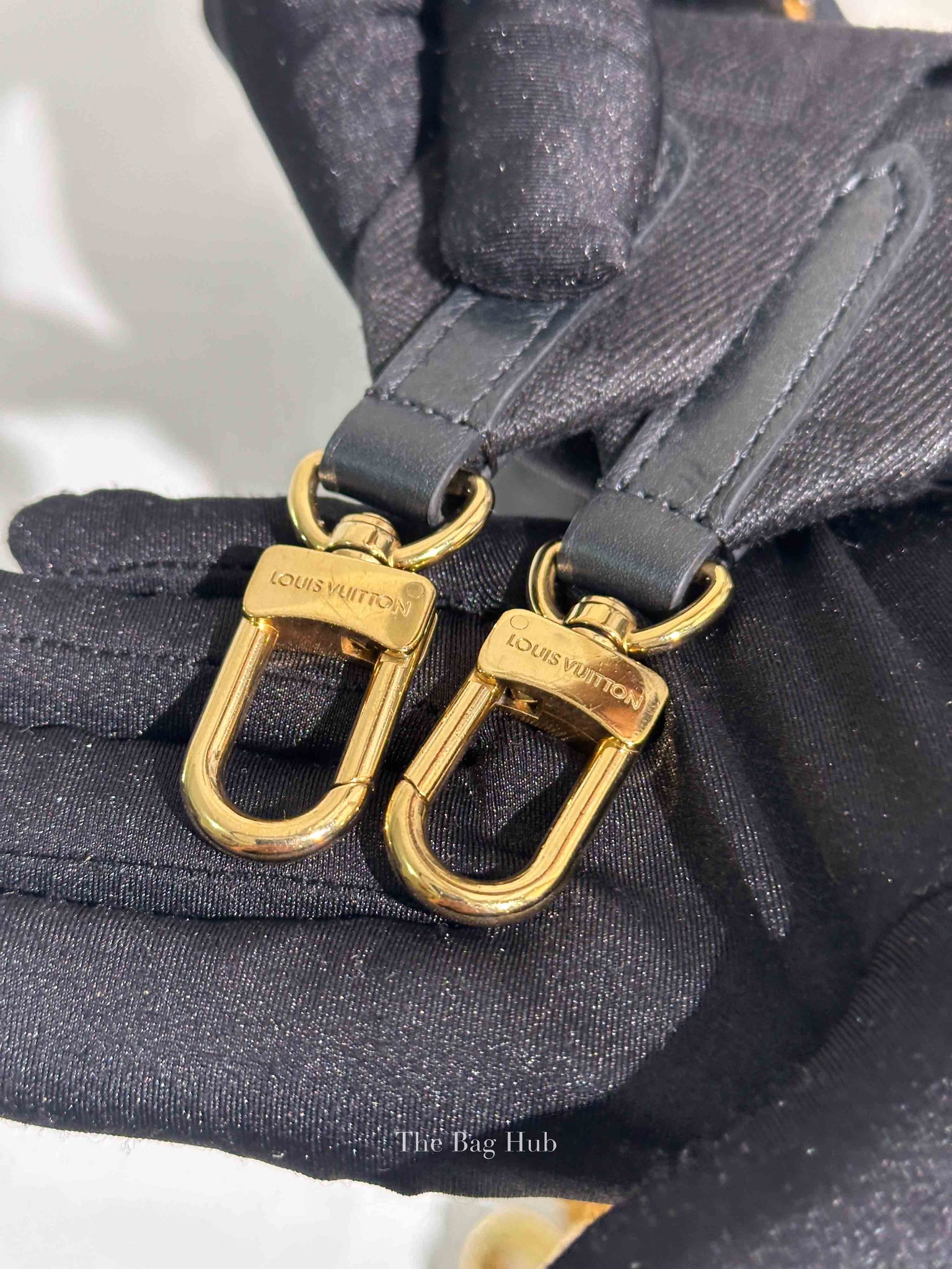 Louis Vuitton Black Leather Coussin MM Bag