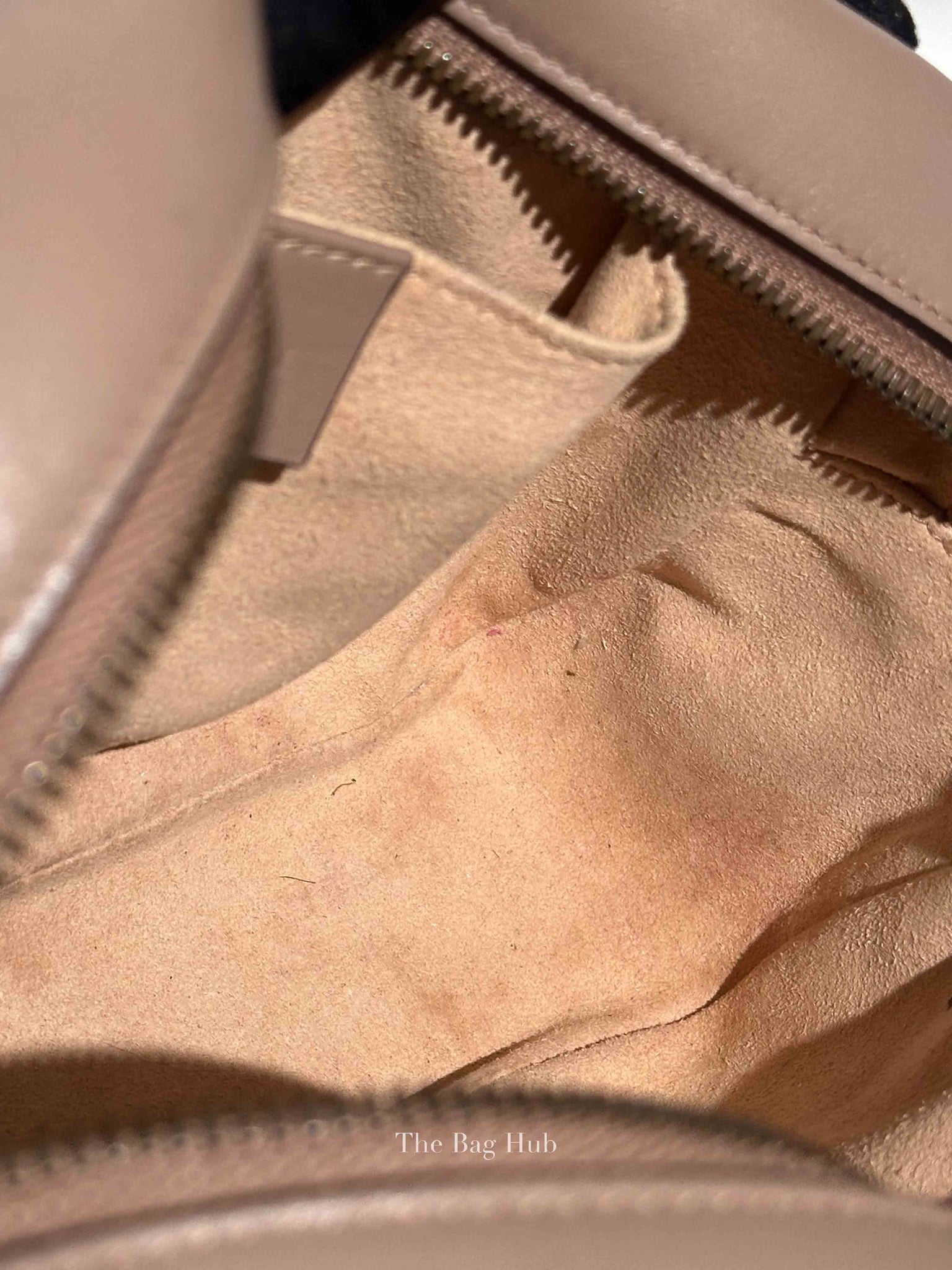 Gucci Dusty Pink Leather Matelasse GG Marmont Chain Small Shoulder Bag