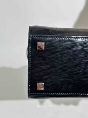 Saint Laurent Black Patent Small Manhattan Shopper Tote Bag
