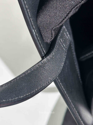 Saint Laurent Black Patent Small Manhattan Shopper Tote Bag