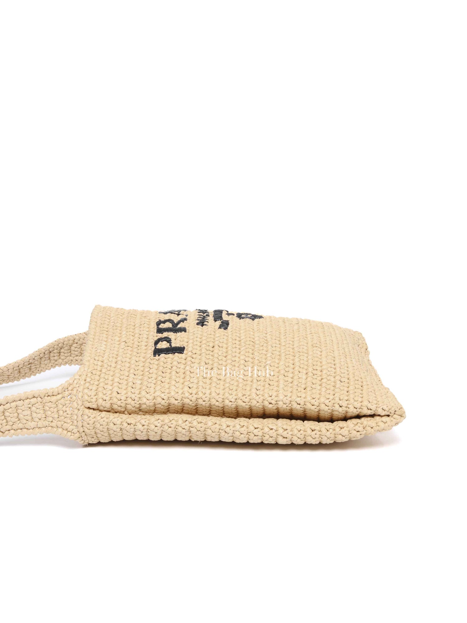 Prada Natural Raffia Shoulder Bag