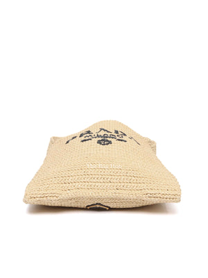 Prada Natural Raffia Shoulder Bag