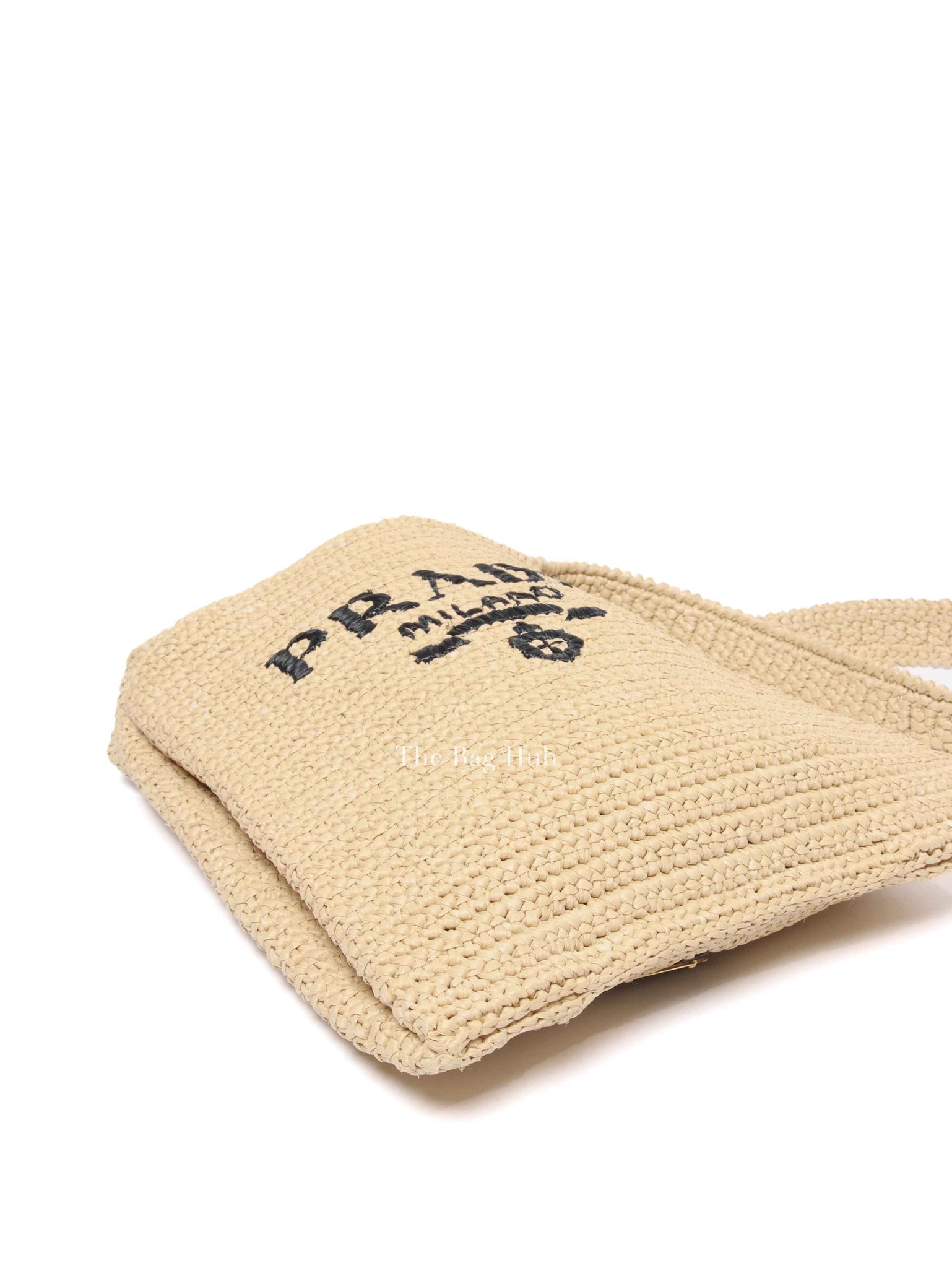 Prada Natural Raffia Shoulder Bag
