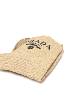 Prada Natural Raffia Shoulder Bag
