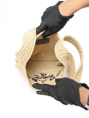 Prada Natural Raffia Shoulder Bag