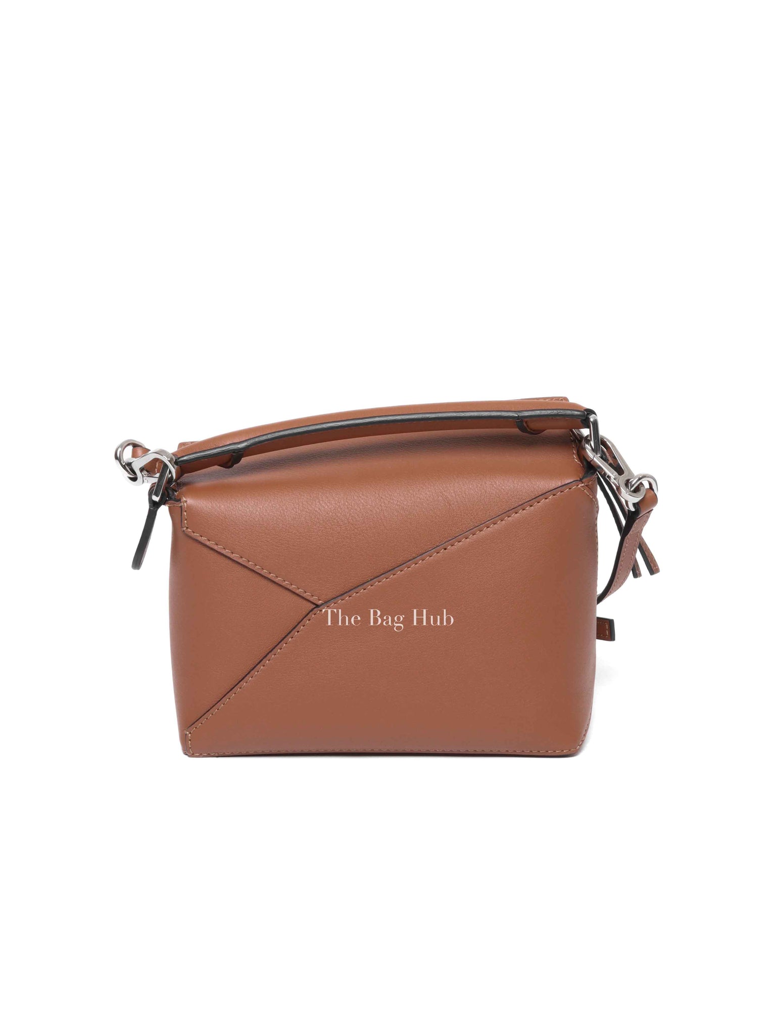 Loewe Tan Leather Mini Puzzle Bag