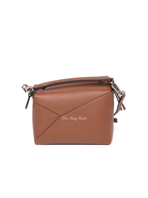 Loewe Tan Leather Mini Puzzle Bag