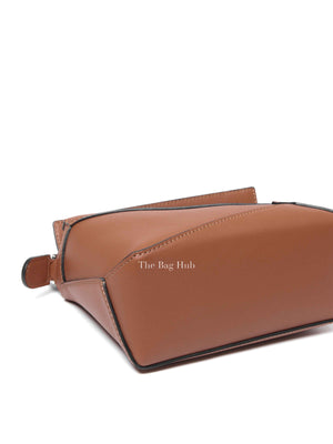 Loewe Tan Leather Mini Puzzle Bag