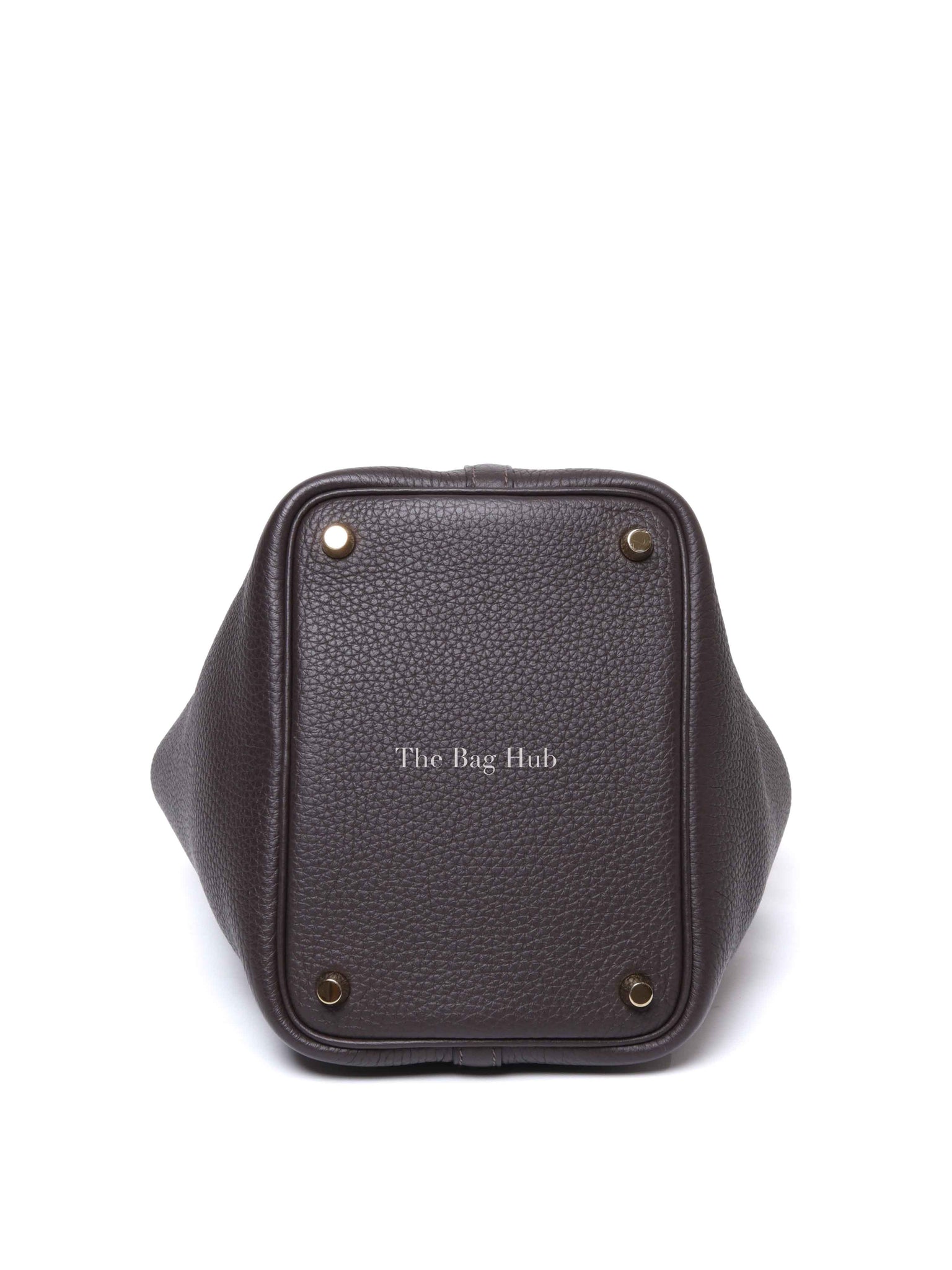 Hermes Ebene Taurillon Clemence Leather Picotin Lock Bag