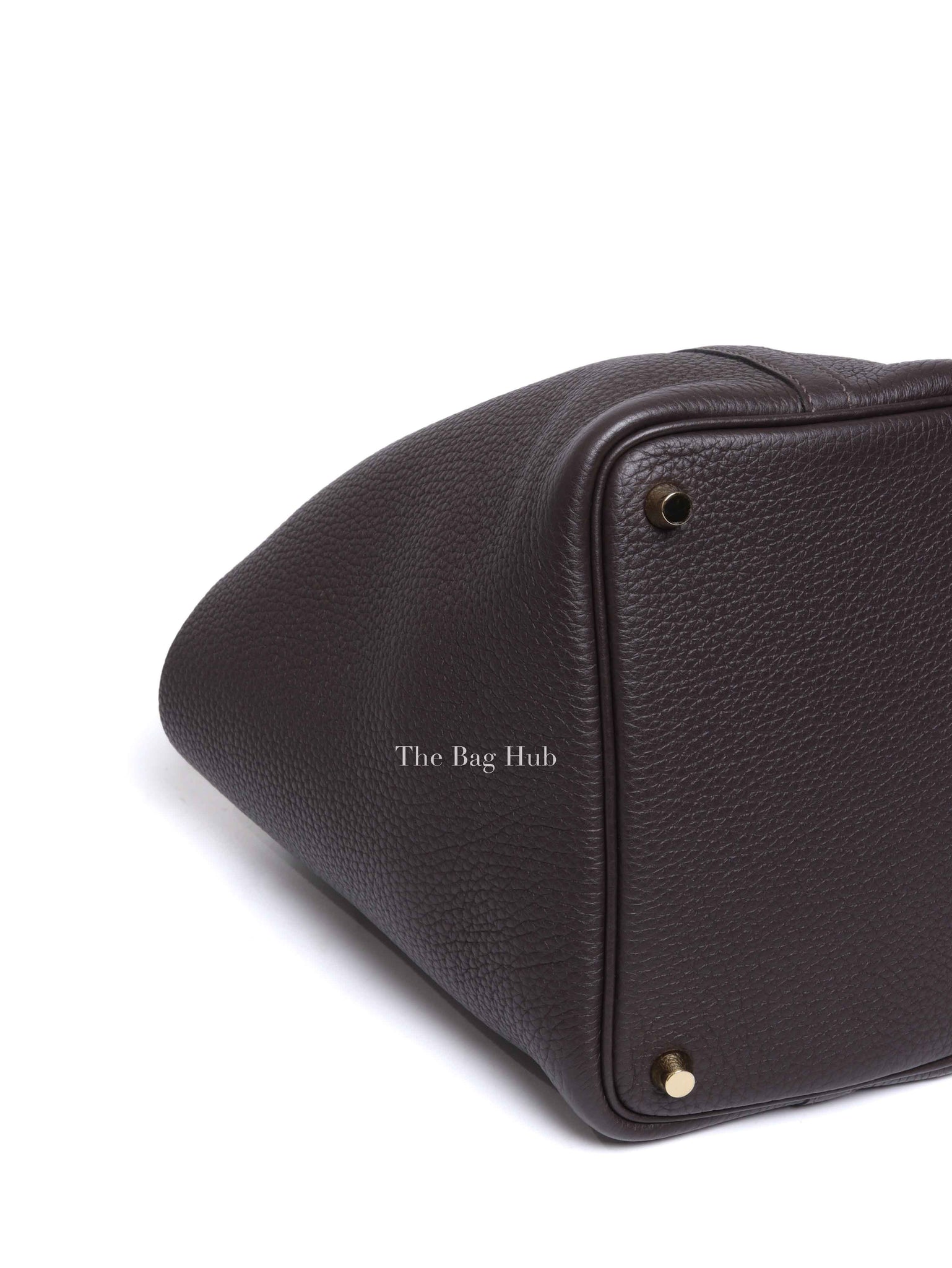 Hermes Ebene Taurillon Clemence Leather Picotin Lock Bag