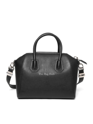 Givenchy Black Grained Leather Small Antigona Bag