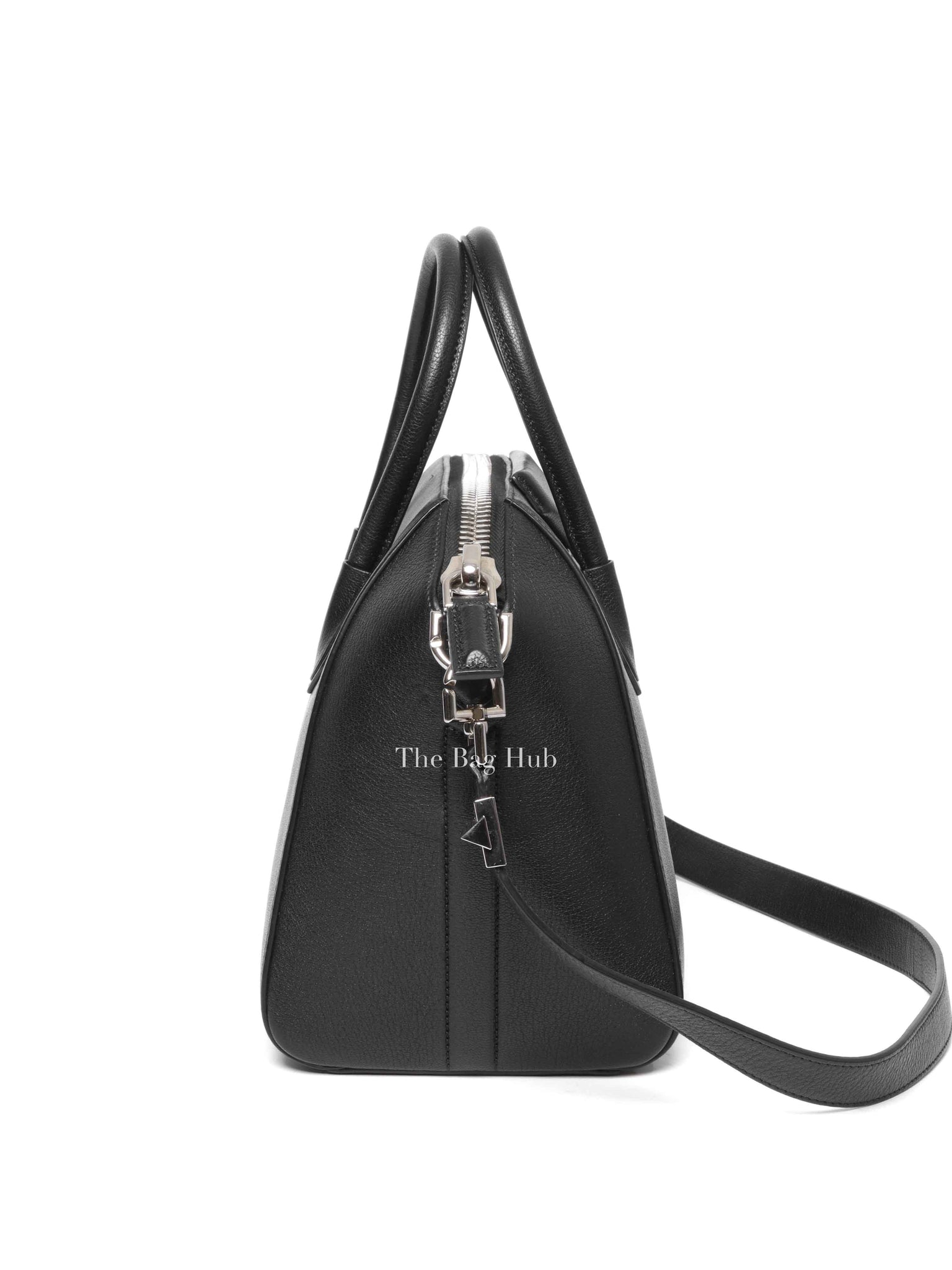 Givenchy Black Grained Leather Small Antigona Bag
