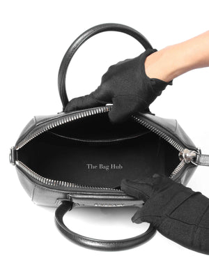 Givenchy Black Grained Leather Small Antigona Bag