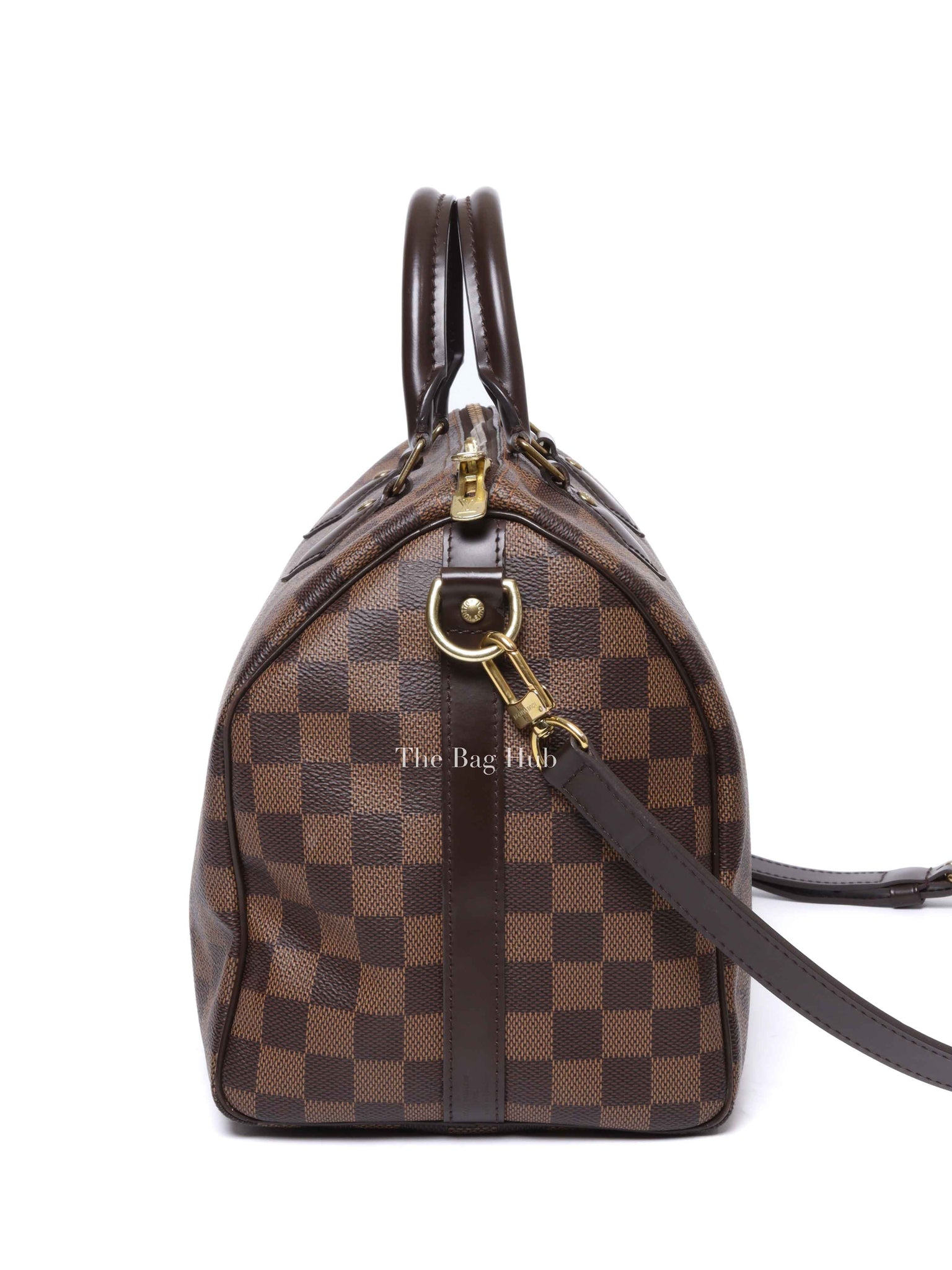 Louis Vuitton Damier Ebene Canvas Speedy Bandouliere 30 Bag