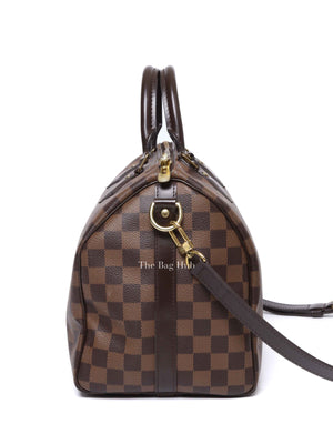 Louis Vuitton Damier Ebene Canvas Speedy Bandouliere 30 Bag