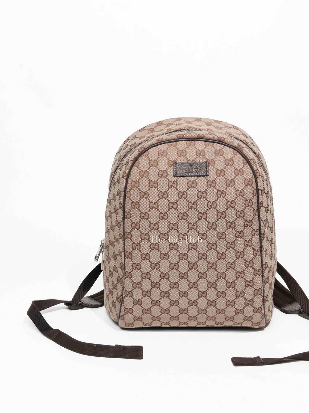 Gucci Beige Brown Monogram Canvas Backpack