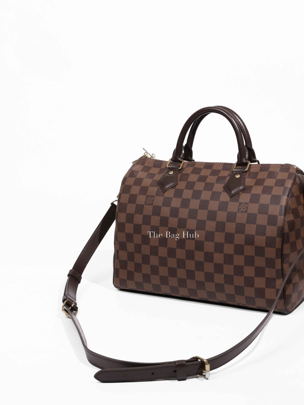 Louis Vuitton Damier Ebene Canvas Speedy Bandouliere 30 Bag