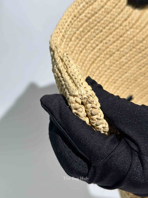 Prada Natural Raffia Shoulder Bag