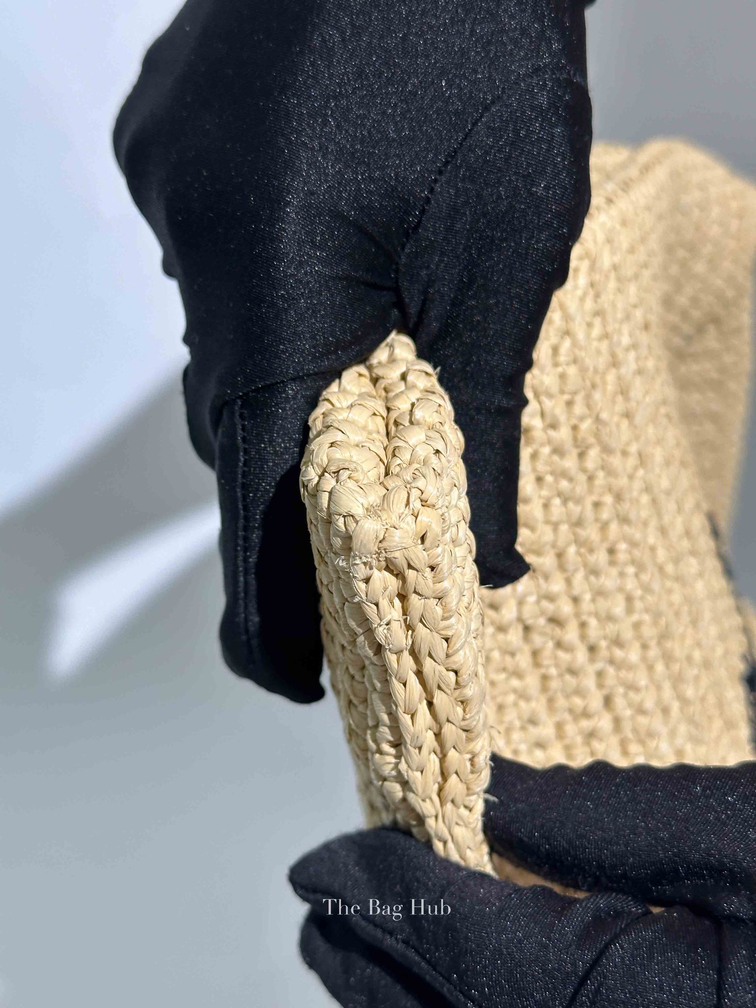 Prada Natural Raffia Shoulder Bag