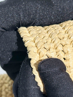 Prada Natural Raffia Shoulder Bag