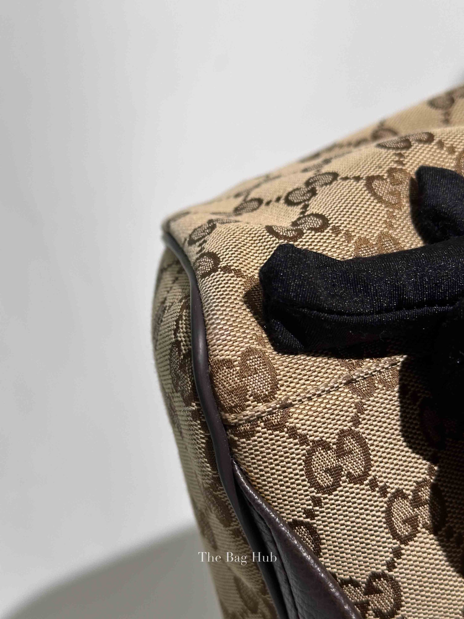 Gucci Beige Brown Monogram Canvas Backpack