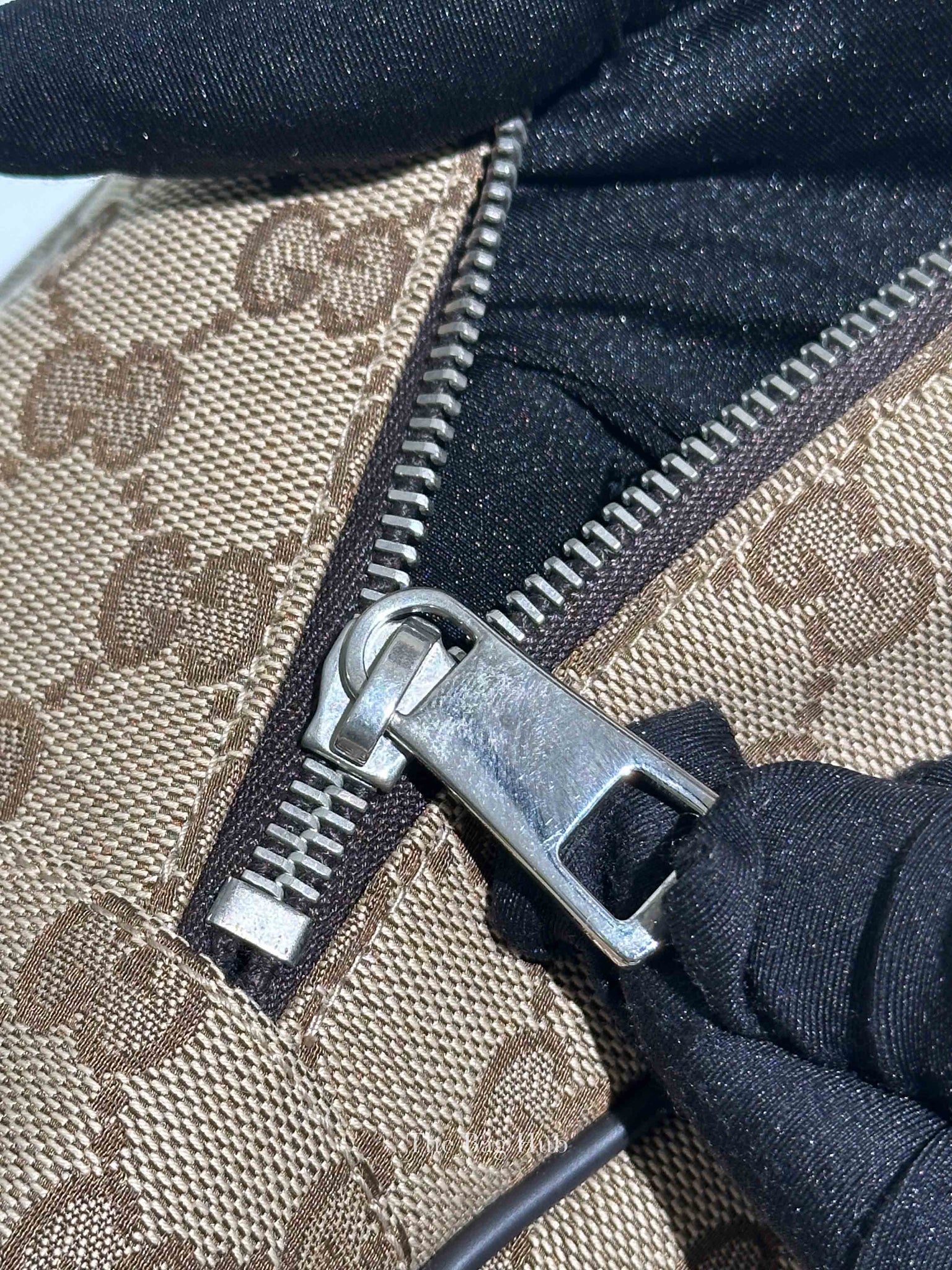 Gucci Beige Brown Monogram Canvas Backpack