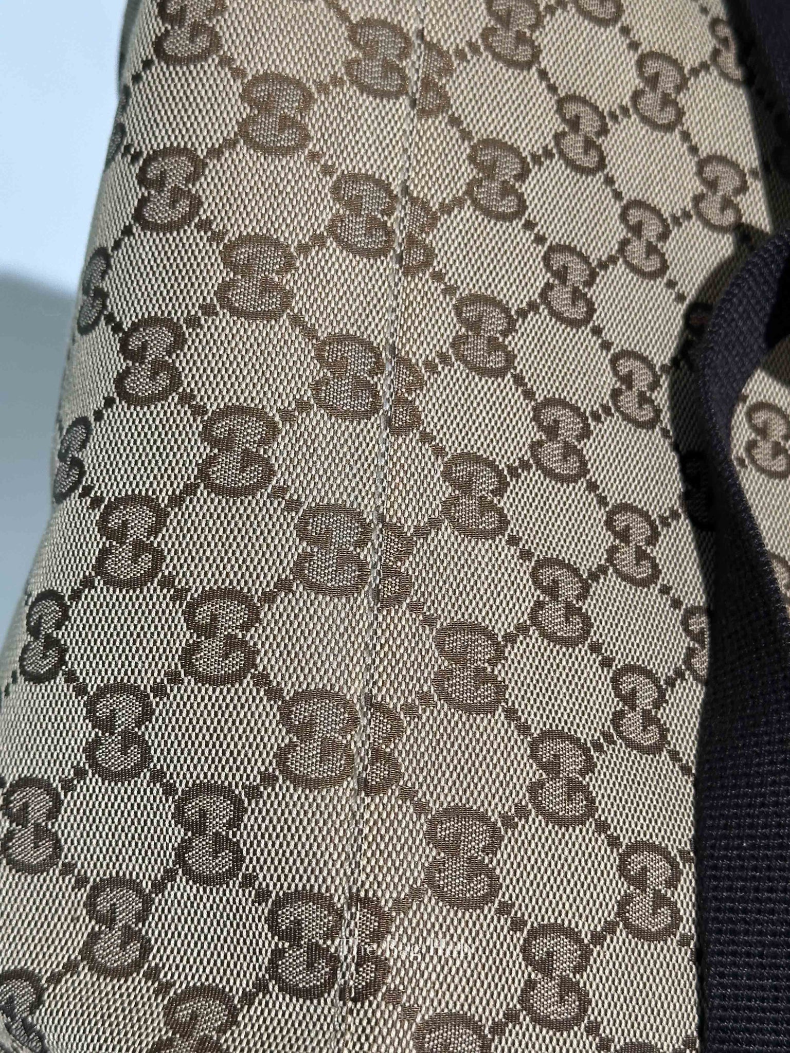 Gucci Beige Brown Monogram Canvas Backpack