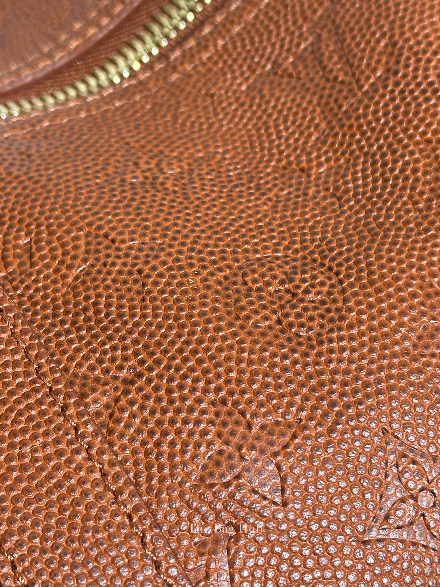 Louis Vuitton X NBA Ball Brown Grain Cowhide Monogram Embossed Keepall 55 Bag