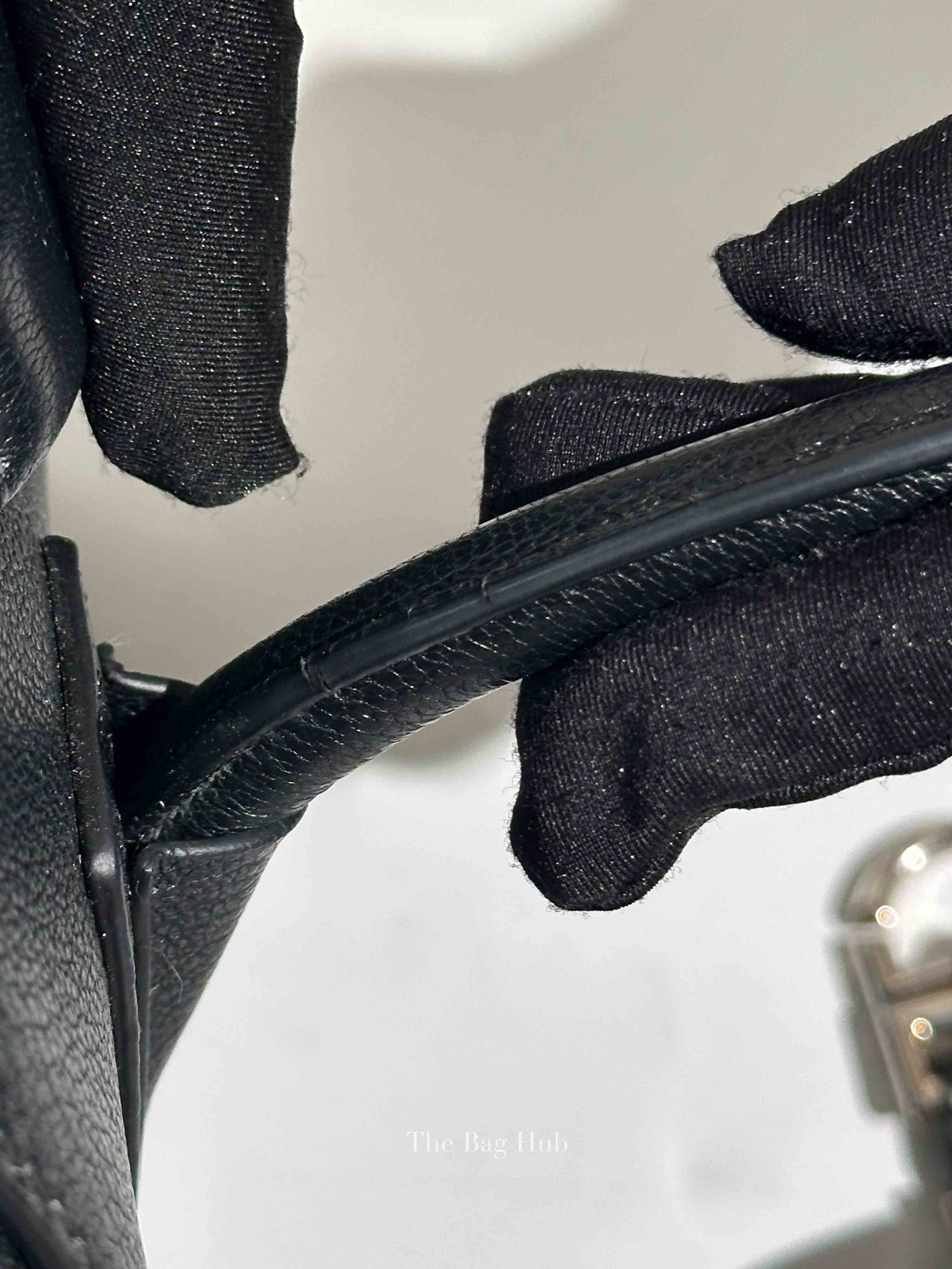 Givenchy Black Grained Leather Small Antigona Bag