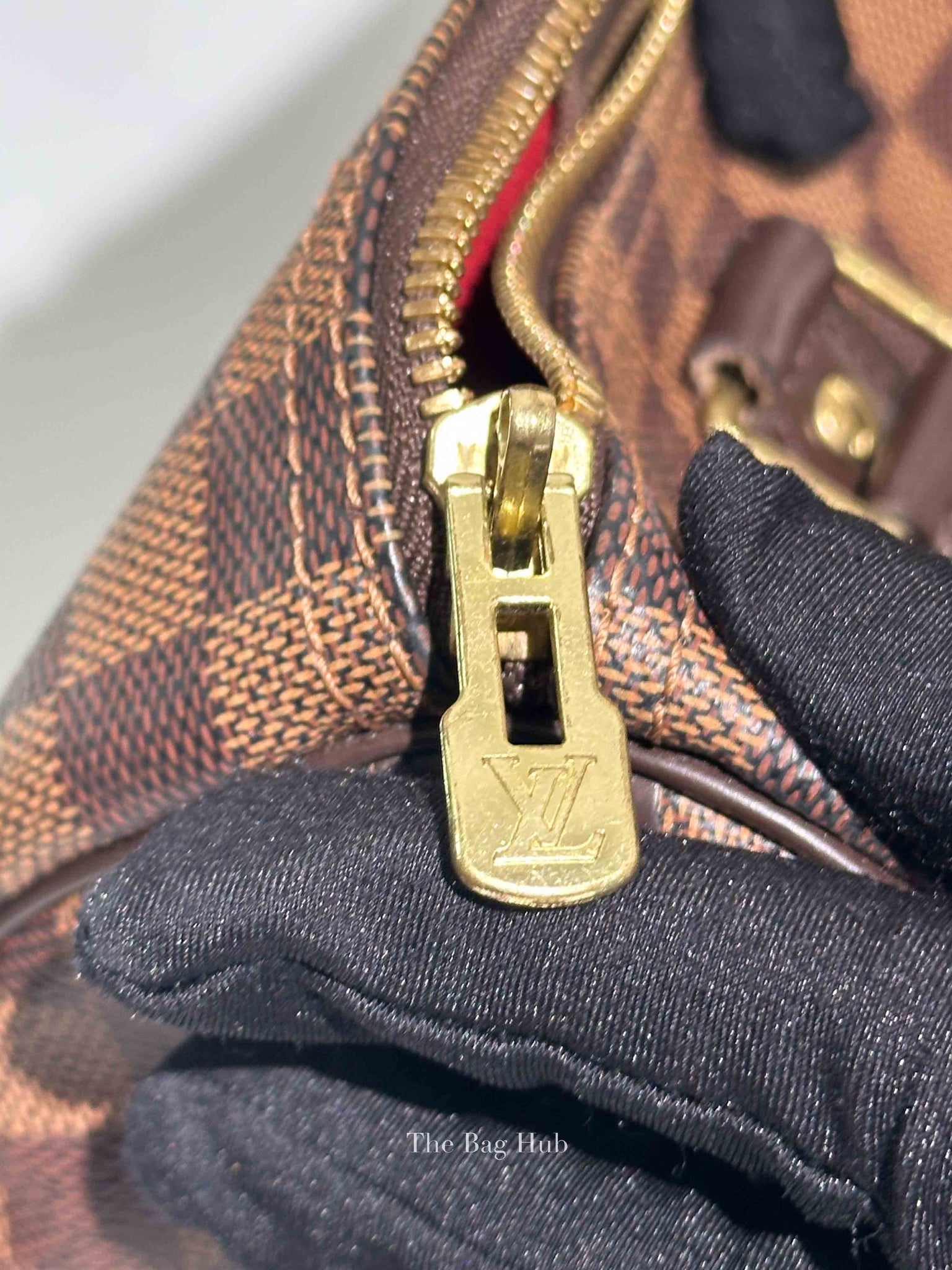 Louis Vuitton Damier Ebene Canvas Speedy Bandouliere 30 Bag