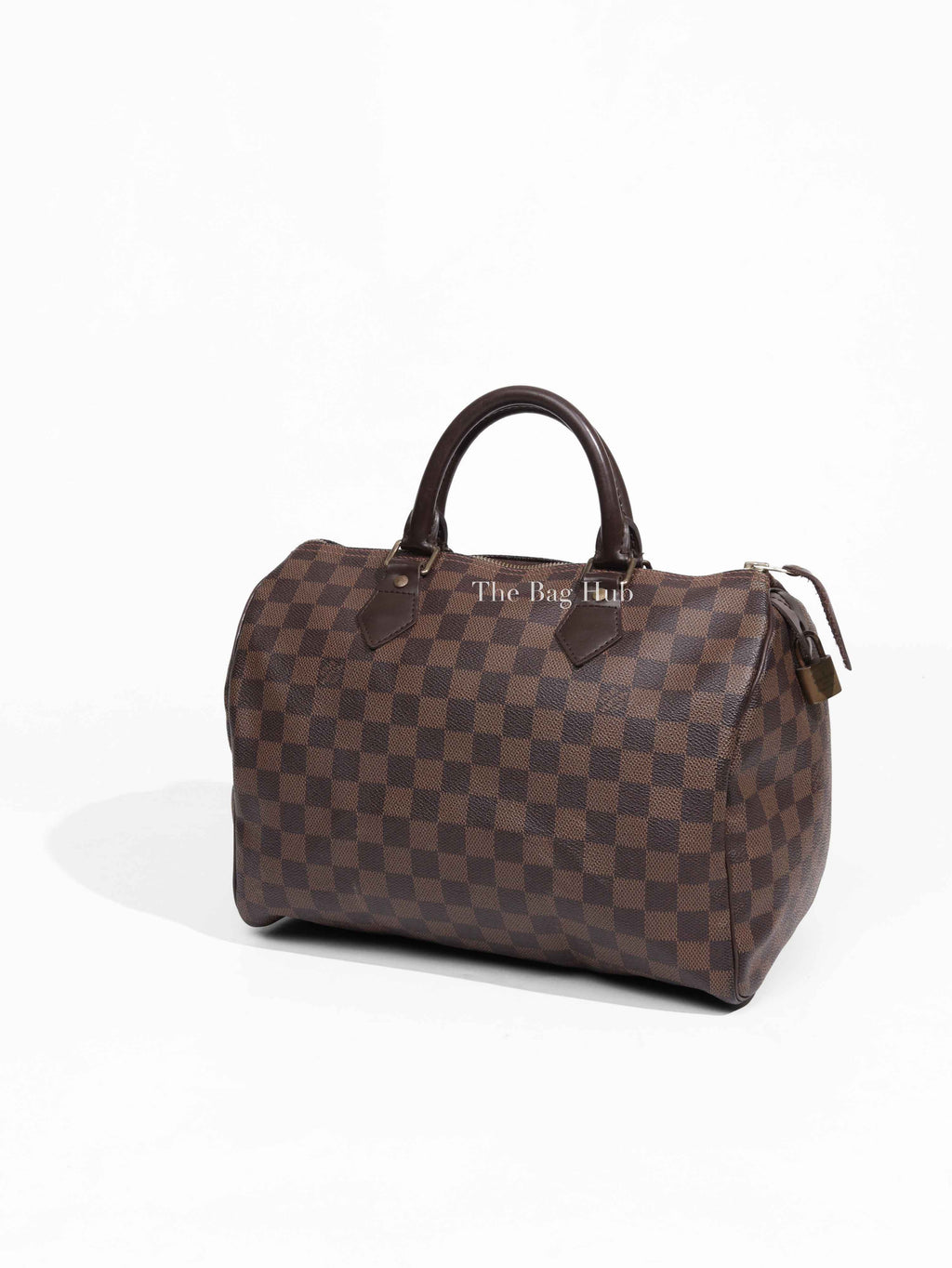 Louis Vuitton Damier Ebene Canvas Speedy 30 Handbag