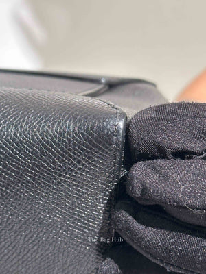 Celine Black Grained Calfskin Leather Micro Belt Bag