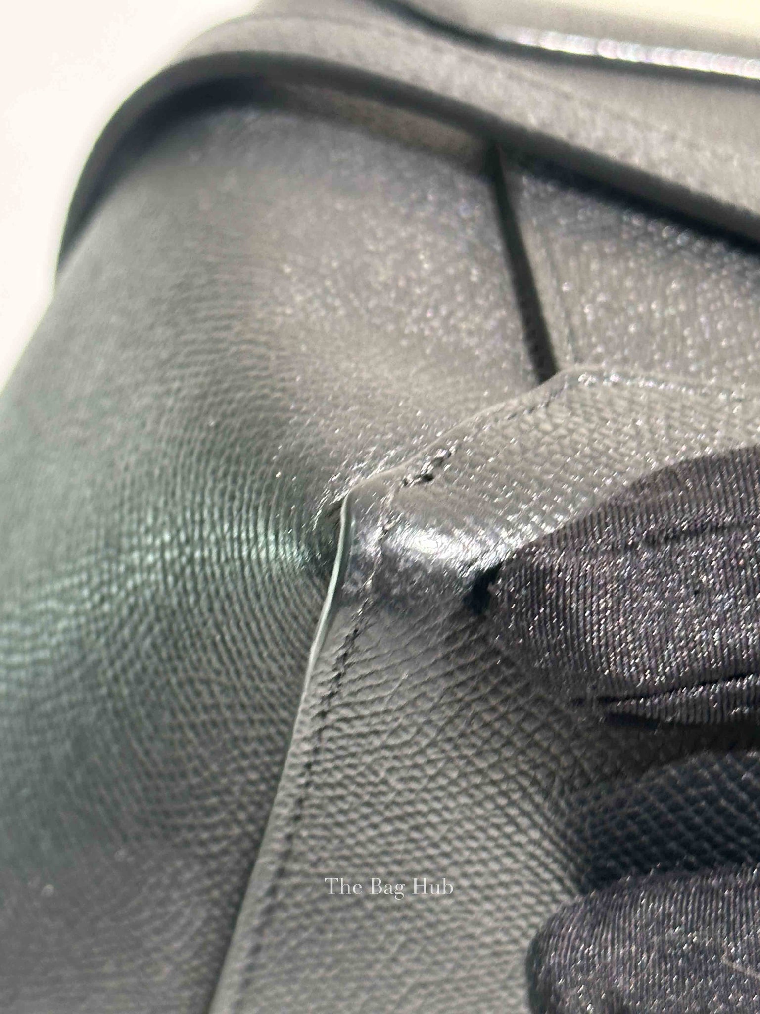 Celine Black Grained Calfskin Leather Micro Belt Bag