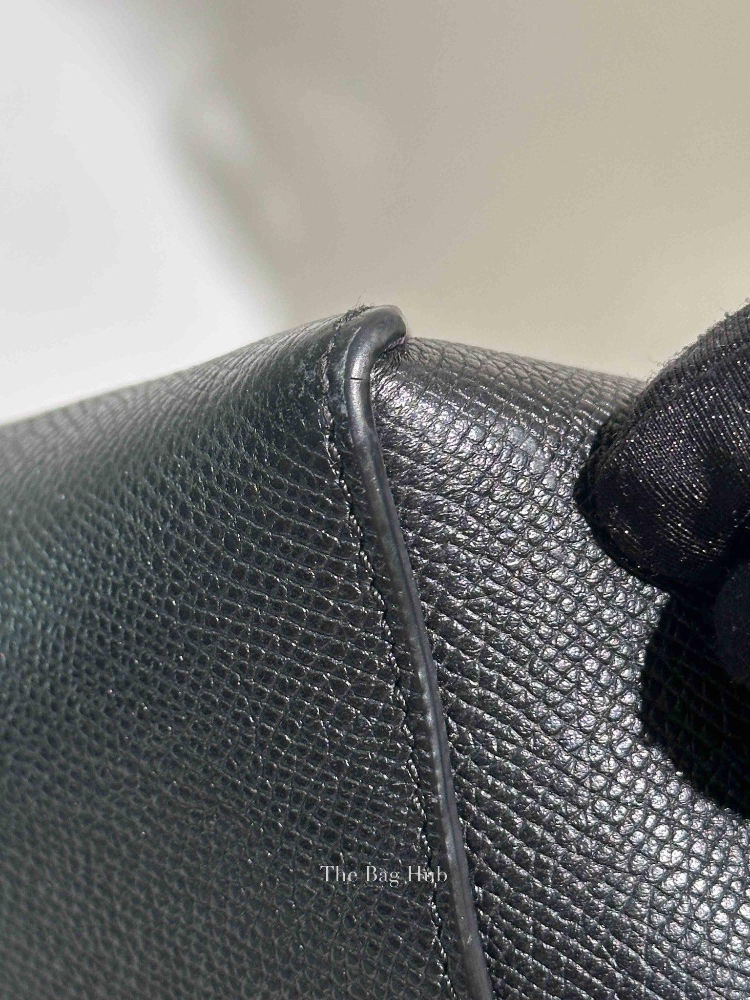 Celine Black Grained Calfskin Leather Micro Belt Bag