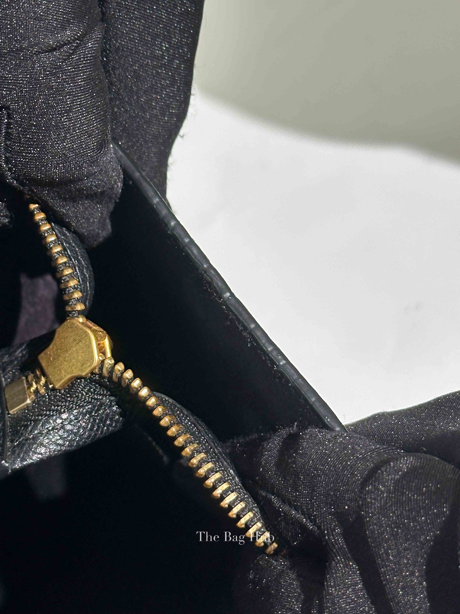 Celine Black Grained Calfskin Leather Micro Belt Bag