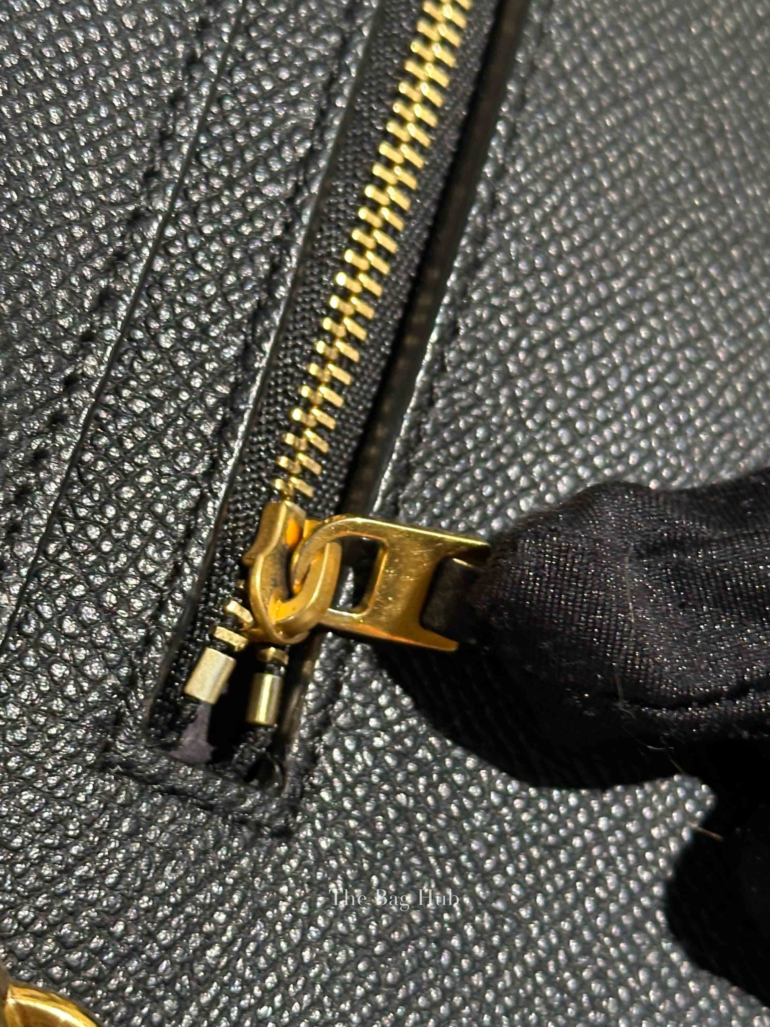 Celine Black Grained Calfskin Leather Micro Belt Bag