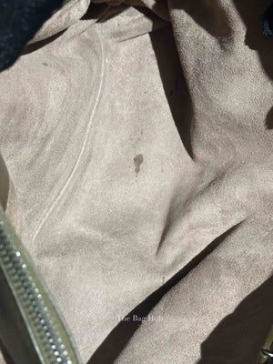 Bottega Veneta Green Intrecciato Leather Chain Tote Bag