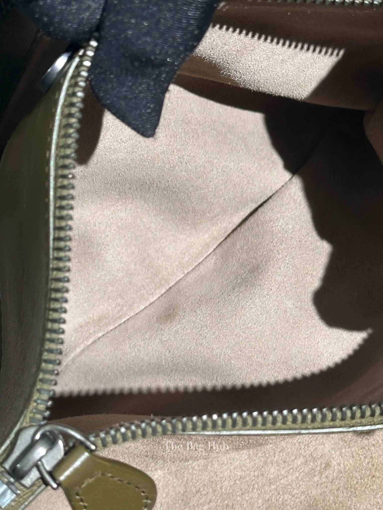 Bottega Veneta Green Intrecciato Leather Chain Tote Bag